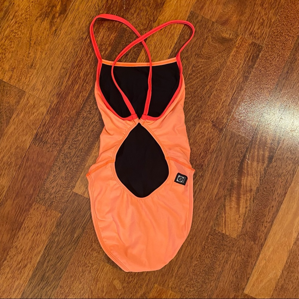 Jolyn Coral & Pink One-Piece Swimsuit